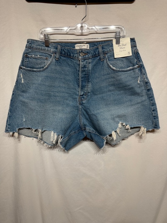 Abercrombie & Fitch Pants - Abercrombie & Fitch The Dad Short High Rise Curve Love Denim Shorts 33